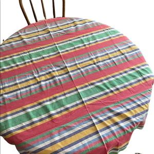 Vintage 1985 Tag textiles square tablecloth